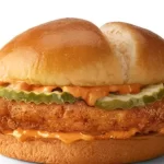 spicy mccrispy chicken sandwich